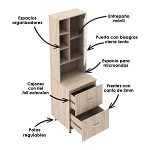 Mueble Alacena Ambar Soder 60x60