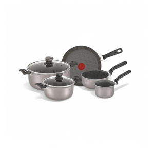Batería De Cocina Imusa 7 Piezas Antiadherente Gris