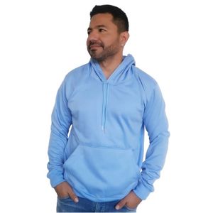 Buzo Capucha para Hombre GO PauSport1330 en Algodón Azul Celeste