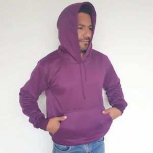 Buzo Capucha para Hombre GO PauSport1330 en Algodón Morado