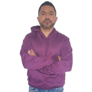 Buzo Capucha para Hombre GO PauSport1330 en Algodón Morado