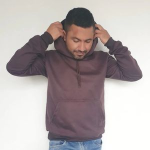 Buzo Capucha para Hombre GO PauSport1330 en Algodón Café