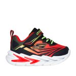 TENIS-SKECHERS-NIÑO-400139N-BKRD-FLEX-GL