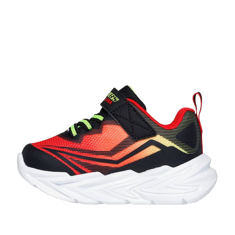 TENIS-SKECHERS-NIÑO-400139N-BKRD-FLEX-GL