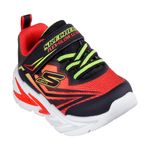 TENIS-SKECHERS-NIÑO-400139N-BKRD-FLEX-GL