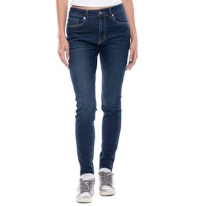 Medium Waist Skinny Fit Jeans Tono Oscuro
