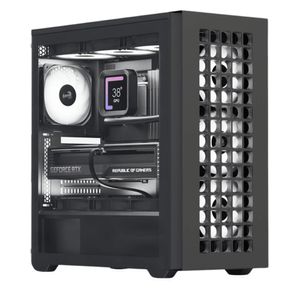 Gabinete Gamer Aerocool D502A Negro G-BK-v1 4 Ventiladores ARGB