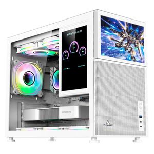 Chasis Iceberg Optical M Blanco Pantalla IPS 4 Ventiladores