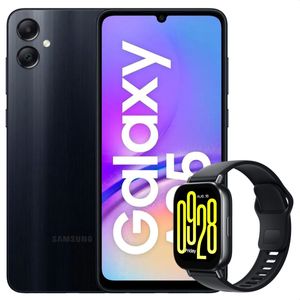 Celular Samsung Galaxy A05 128GB /4GB Blk + Watch 5 Active Blk