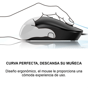 Combo Teclado Y Mouse Ergonómico Genius KM-160 Conexión USB