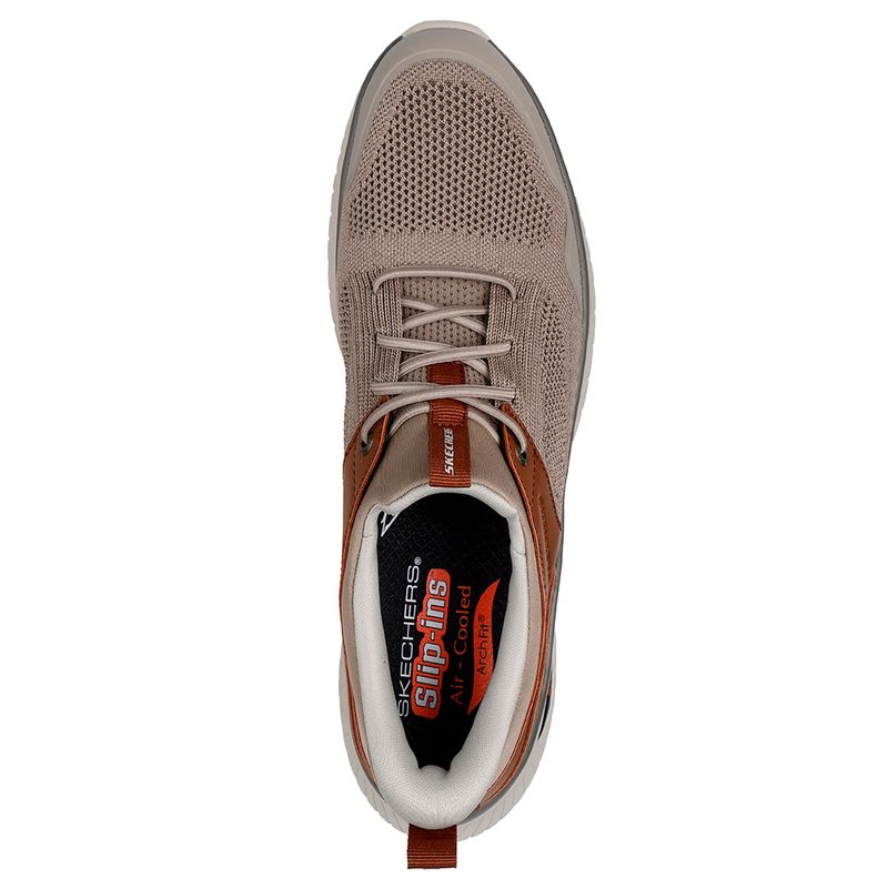 TENIS-SKECHERS-HOMBRE-205340TPBR-ARCH-FIT