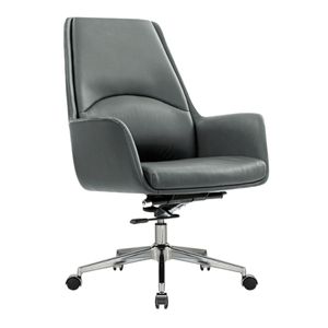 Silla Gerente Giratoria Director Malaga Gris Con Respaldo Alto