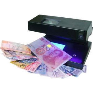 Probador Detector Billetes Falsos Luz Uv Y Lupa Ad-2138