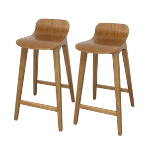 Set x 2 und Silla Bar Madrid (79x43x45) color madera