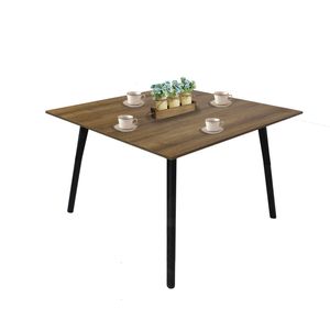 Mesa de Comedor Look cuadrada 4p (75x90x90) Amaretto