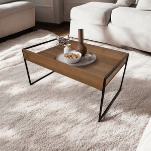 Mesa De Centro Rectangular New (40x50x80) Amaretto