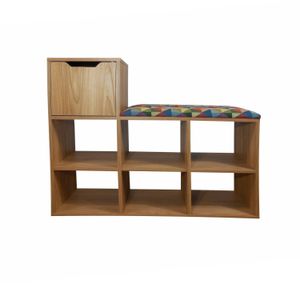 Mueble Organizador Zapatero (75x90x30) Fresno Tapizado Colors