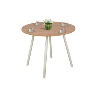 Mesa de Comedor redondo 4p (75x90x90) vienes