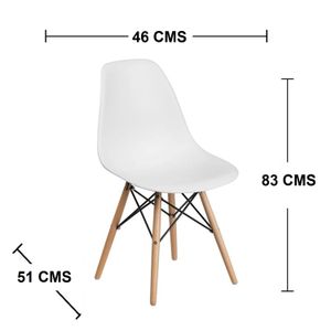 Combo Biblioescritorio Space Plegable ahorra espacio (160X64X54) + Silla eames