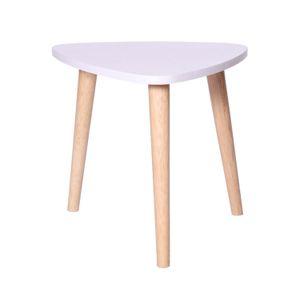 Mesa Auxiliar Triangular Nao (35X39X39) Blanca
