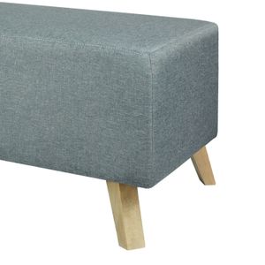 Banqueta Amalia (40x80x40) Gris Memphis