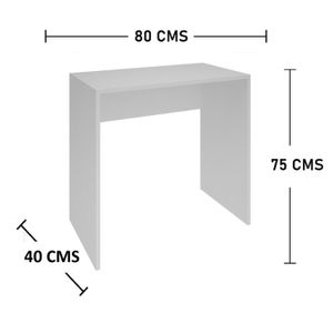 Combo Escritorio Tomy (75x80x40) + Silla Eames Color Blanco