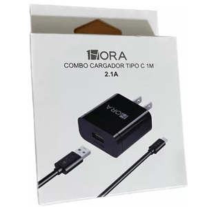 Cargador Potencia 1hora Tipo C 3A