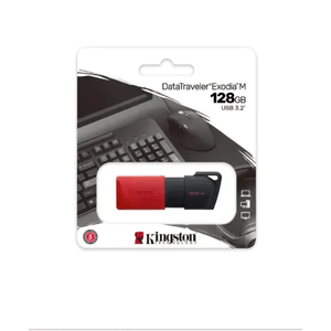 Memoria USB KINGSTON 128 GB Datatraveler Exodia M DTXM