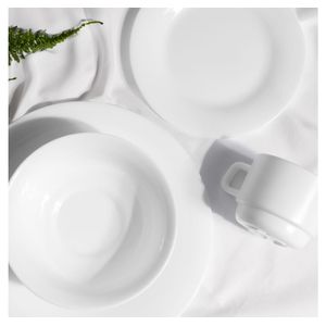 Vajilla Essenza Aspen Redonda Blanca 16P