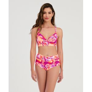 Top de Baño Estilo Brasier Copas Fijas Realce Sutil 99620