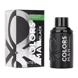 Perfume Colors Man Black Intenso De Benetton Hombre 100ml