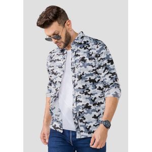 Camisa Hombre Estampado Mp 102039