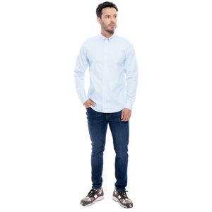 Camisa Manga Larga Unicolor Logo