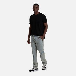 Jean Regular Color Azul Medio Para Hombre