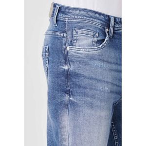 Jean Carrot Color Azul Medio Oscuro Para Hombre