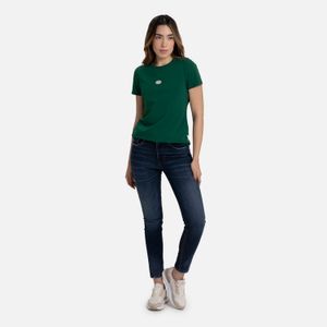 Camiseta Premium Manga Corta Color Verde Para Mujer