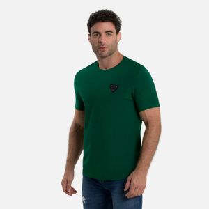 Camiseta Premium Manga Corta Color Verde Para Hombre