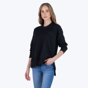 Buzo Cerrado Color Negro Para Mujer