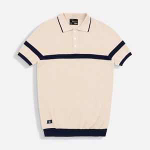 Polo Manga Corta Color Ivory Para Hombre