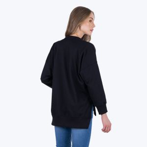 Buzo Cerrado Color Negro Para Mujer