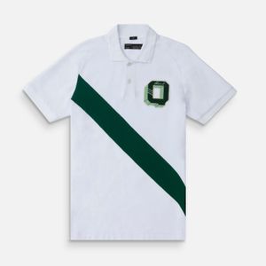 Polo Manga Corta Color Blanco Para Hombre