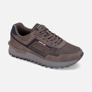 Zapatos Casual Color Taupe Para Hombre