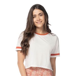 Camiseta Mujer Marfil Rutta 86026