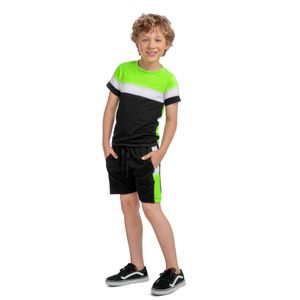 Conjunto Infantil Masculino Negro Mp 88188