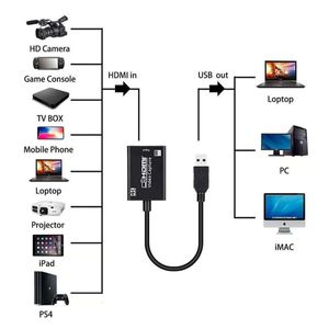 Capturadora De Video HD USB A Hdmi UHD 4k X 2k  1080p