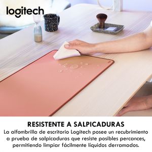 Alfombrilla De Escritorio Logitech Desk Mat Studio Series Rosado
