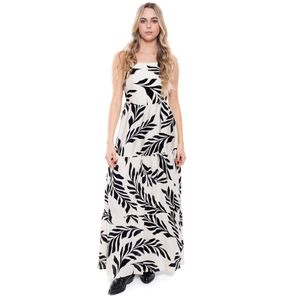 Maxi Vestido De Tiras Estampado