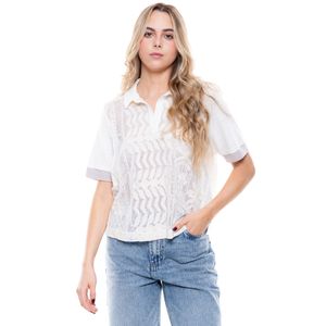 Camiseta Manga Corta Tipo Polo Tejida
