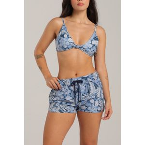 Pantaloneta Laine Palmetto Slate Mujer