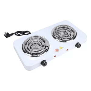 Estufa Electrica Portatil Hot Plate Con 2 Puesto Ornilla Temperatura JX-2020B